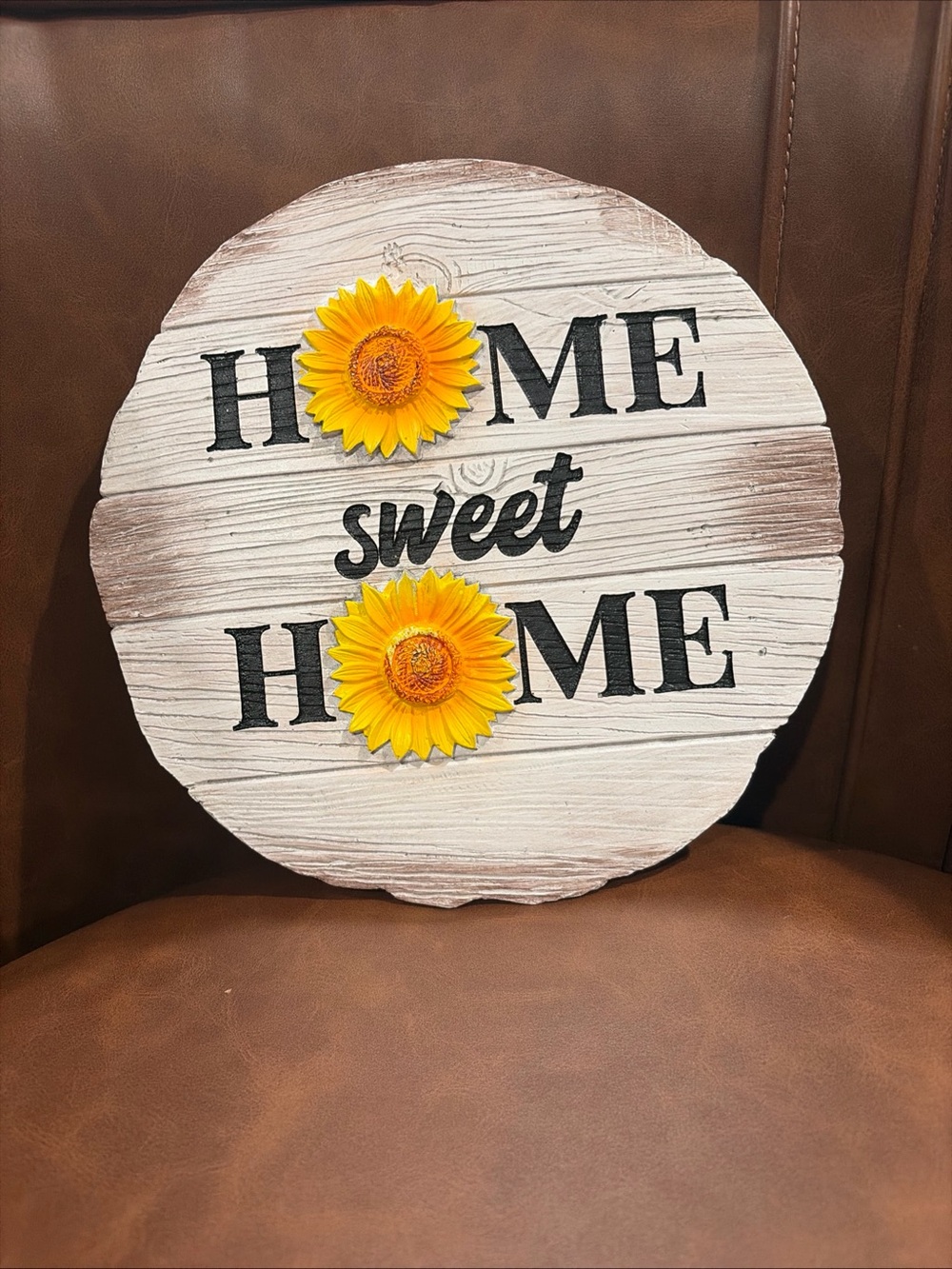 Sunflower Stepping Stone Decorative Garden Stone Plaque Yard Patio Floral